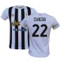 Maglia Juventus Chiesa 22 ufficiale replica 2021/22  con pantaloncino nero